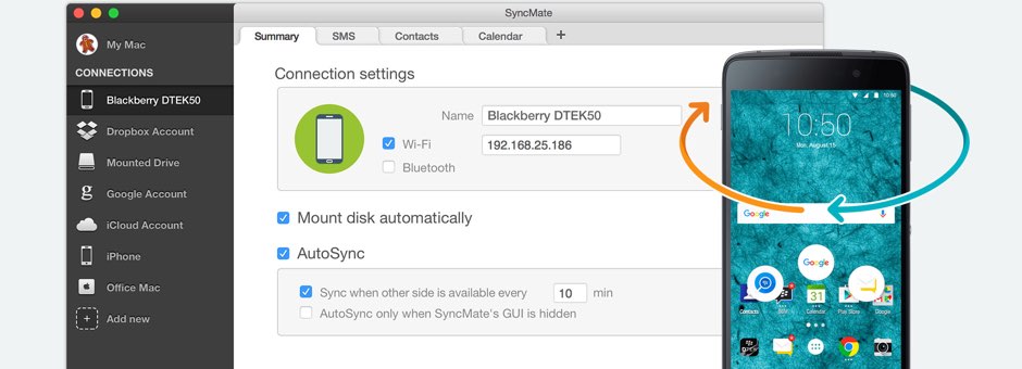 Android BlackBerry sync Mac Android BlackBerry sync Mac
