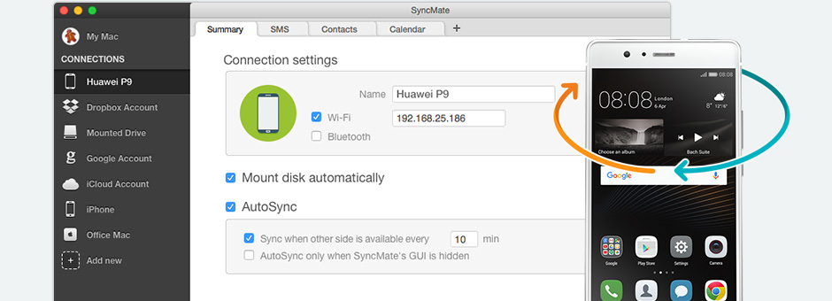 Huawei sync Mac