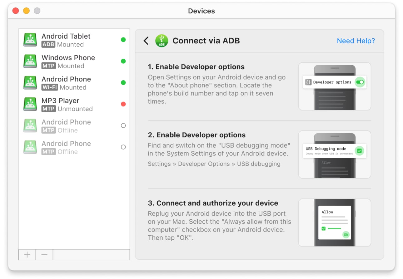 android file transfer mode