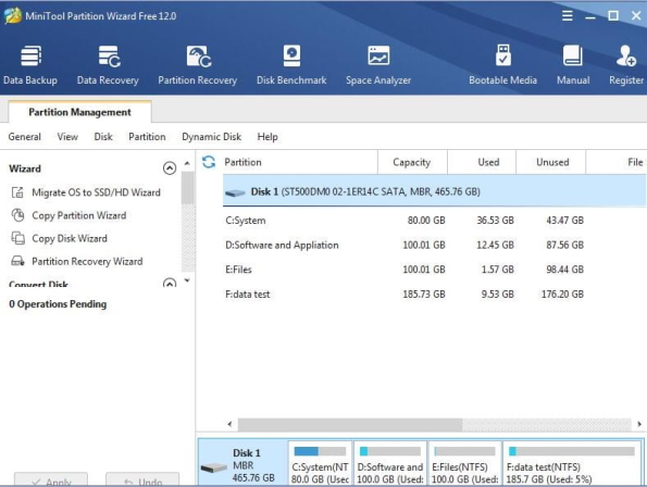 MiniTool Partition Wizard