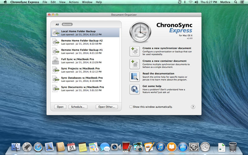Let’s look at pros&cons of ChronoSync Mac syncing software.
