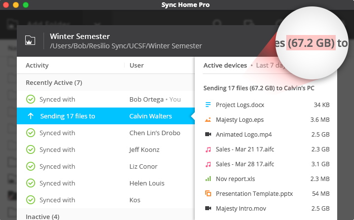 Schauen wir uns die Vor- und Nachteile der Resilio Sync Mac-Synchronisierungssoftware an.