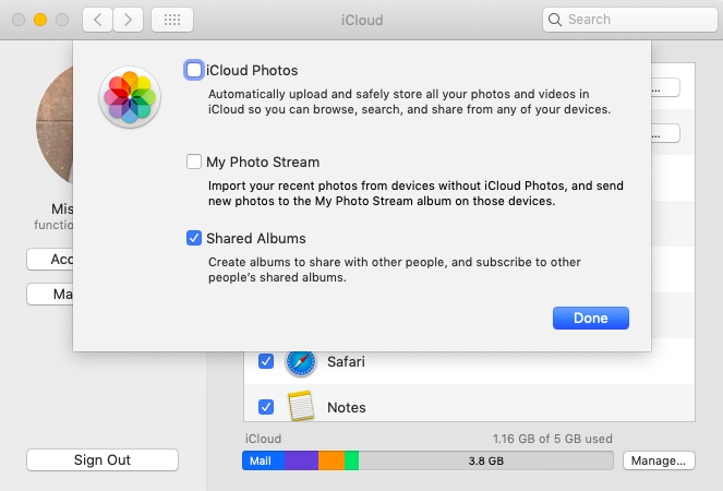 iCloud Photo Library