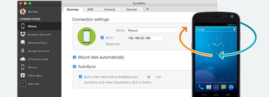 Synchronize Nexus Mac Synchronize Nexus Mac